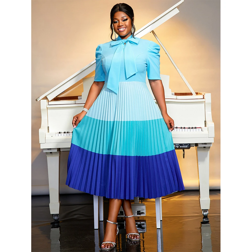 blue sorority dress V-neckline Bodycon Evening Gown