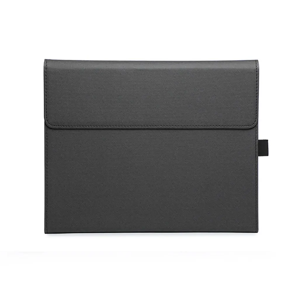 Laudtec Capa de tabletas de cuero simple, resistente a golpes, tapa de sofá, espalda de negocios, ligero, personalizado para Microsoft Surface Go 4 Pbk274