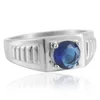 Steel-colored sapphire (US grade)