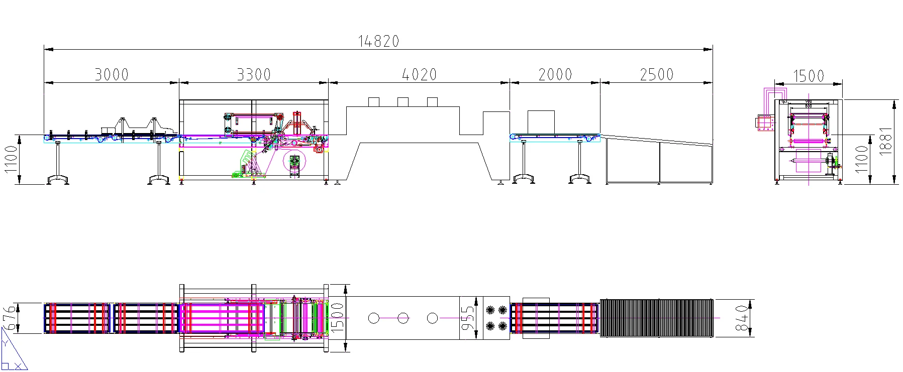 Heat Shrink Film Wrapping Machine Automatic Plastic Bottle PE Film Packaging Machine for Water Juice Carbonated Drink Bottle factory
