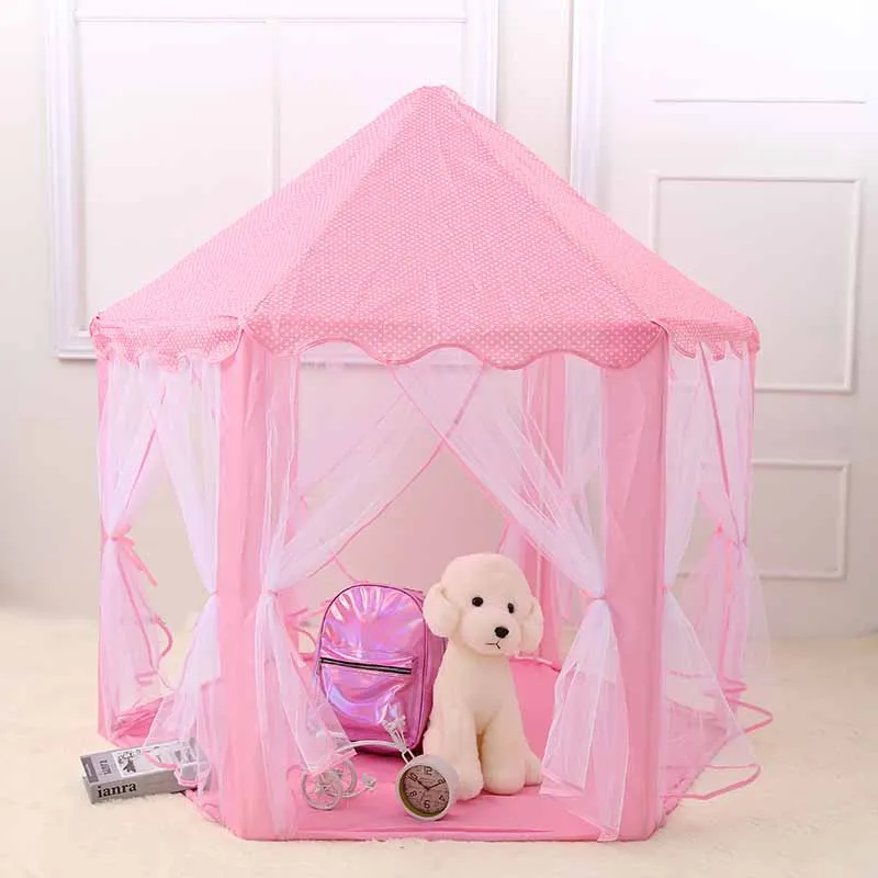 Прямая продажа с завода шестигранный Замок принцессы детский Кукольный домик для дома