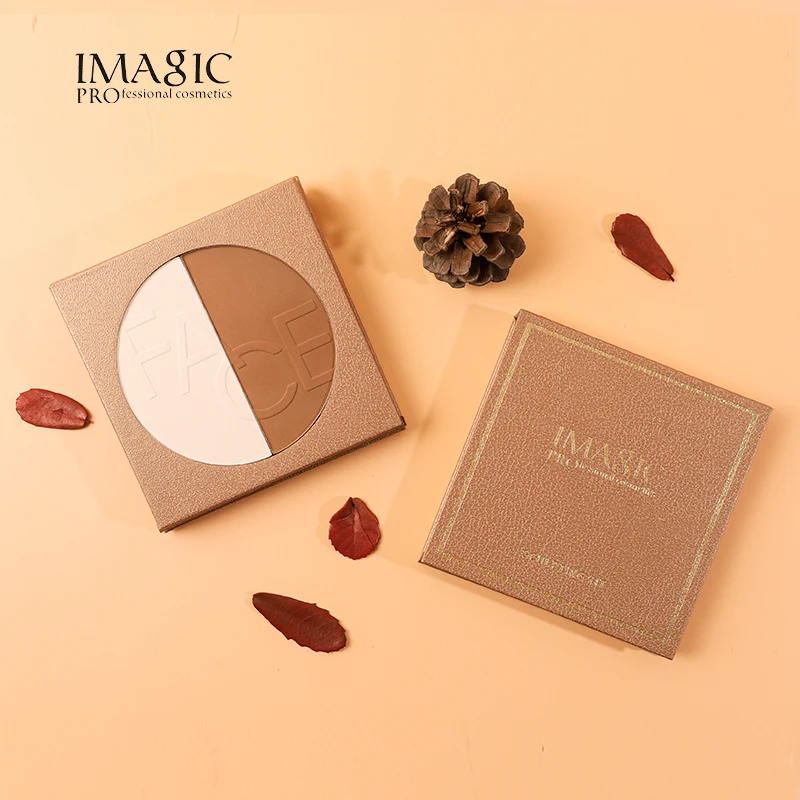 IMAGIC мерцающий бронзер и хайлайтеры пудра для макияжа консилер Хайлайтер для лица палитра для макияжа контур