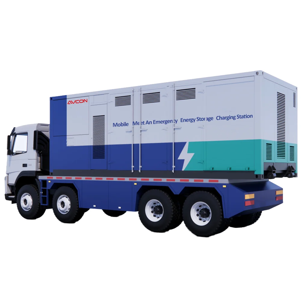 Avcon Mobilni 1MWh Sistem Skladištenja Energie Lifepo4 Baterija 4 Postolje Za Učenje 20Ft Kontejner - Hitna Komunikaciona Priključnica (CAN)