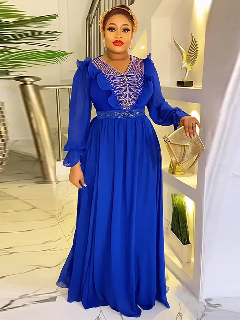 chinese dress ladies Vera Short Party Dress with Long Sleeves