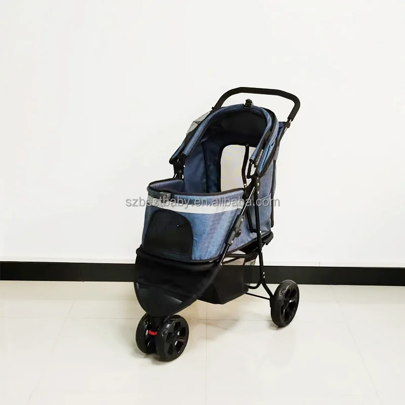 Luxury Folding Pet Stroller For Dog Outdoor Dog Strollers Pet Carrier