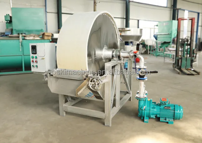 Small Scale Cassava Starch Refining Machine Production Line Cornstarch Making Dewatering Machine