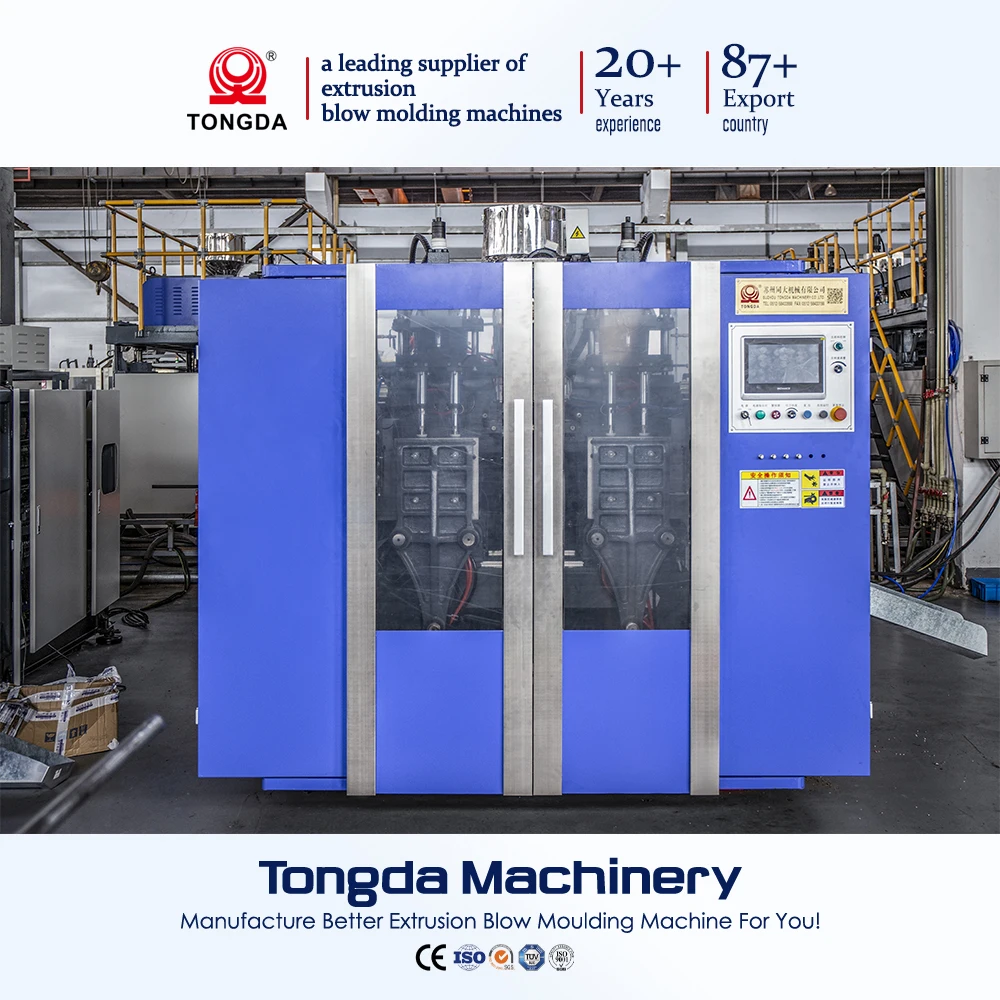 2 Liter Full Automatic Double Station Extrusion Blow Molding Machine HDPE Double Head Detergent Bottle Making Machine