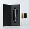 Transparent bottle with black sprayer