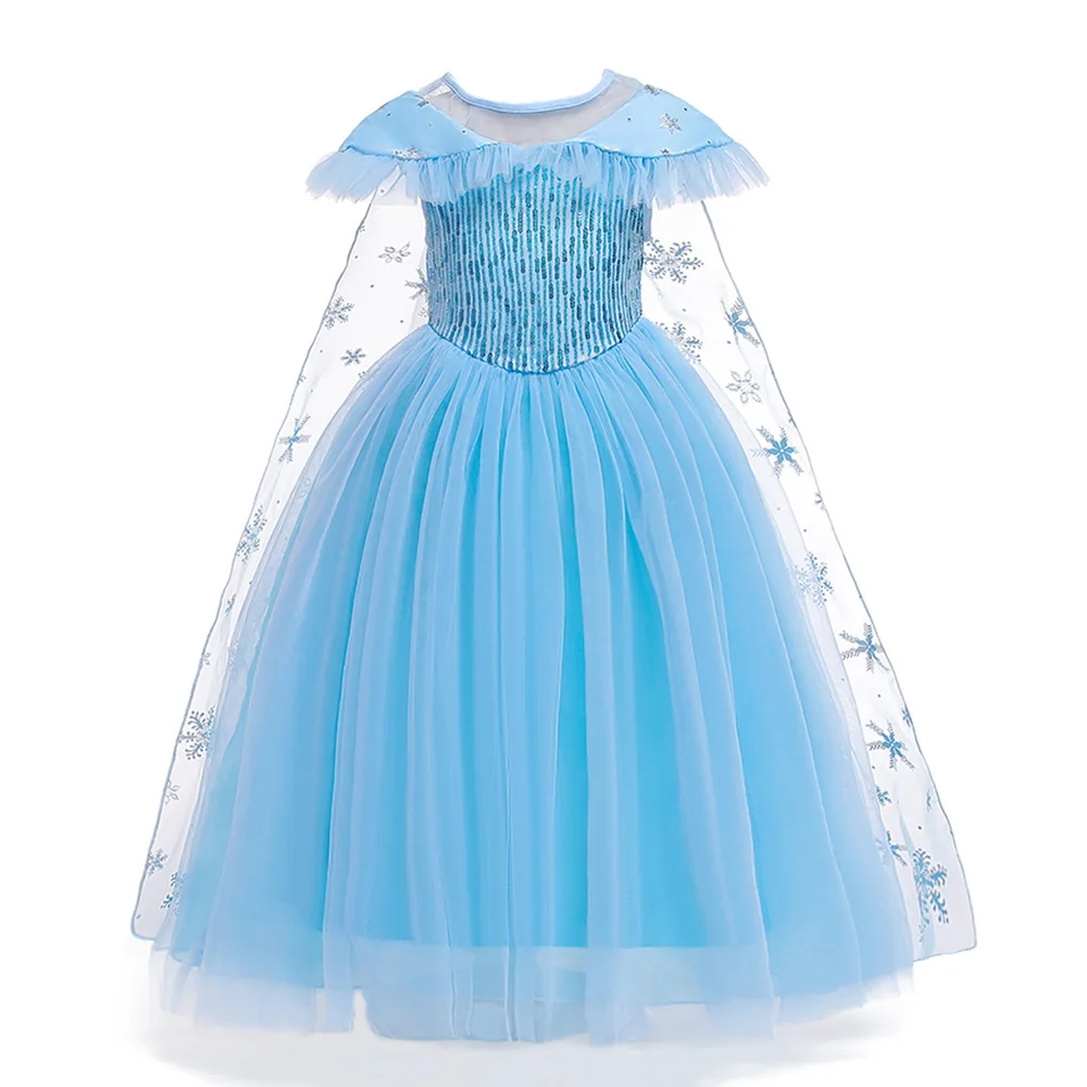 Đầm công chúa Elsa đính cườm vai cho bé gái CBG40702M  Bé Cưng Shop