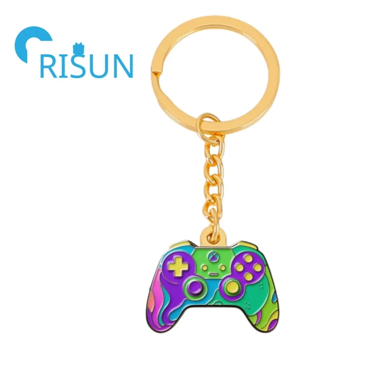 DIY Jewelry Necklace Bracelet Keyring Pendant Custom Enamel Game Controller  Charm Pendant Keychains