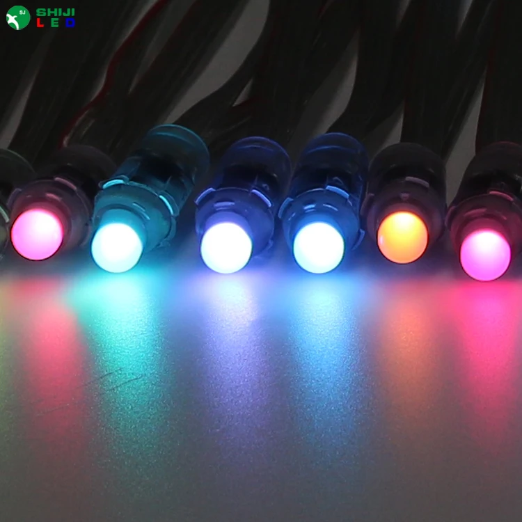 DC24V Waterproof MT1809 Dual Data RGB Pixel Led String Lights for Holiday Lighting Sign Board
