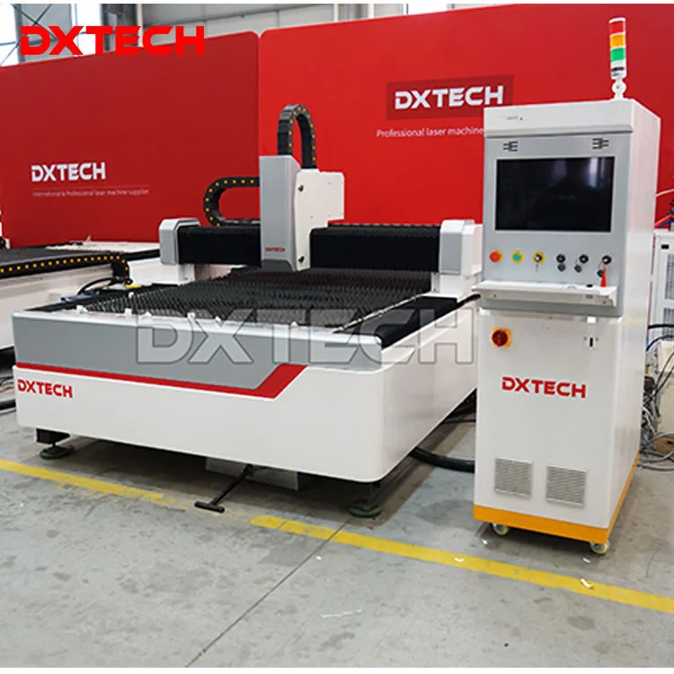 DXTECH 1530 Quality Choice 1000w Cnc Fiber Laser Cutting Machine Stainless Steel Sheet Metal Cutting Machine Price