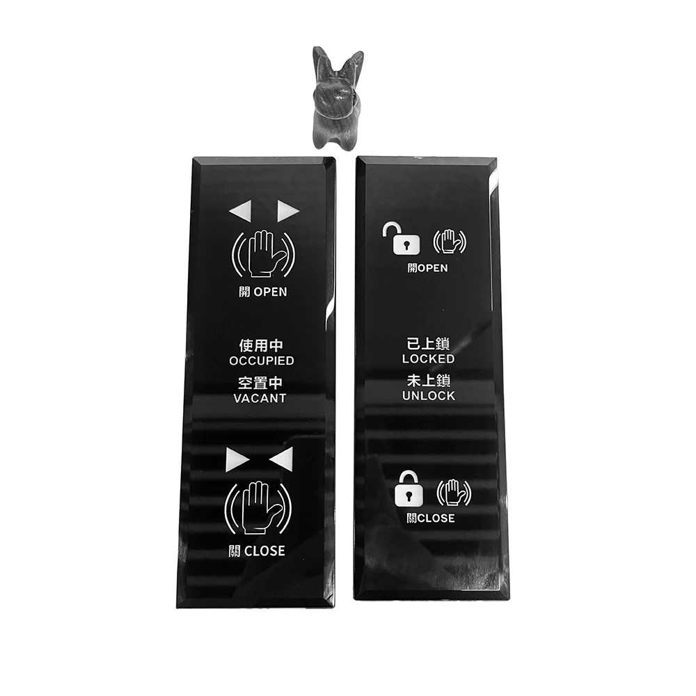 Touchless Automatic Door Opener Wave Sensor Switch to Activate Door With 2pcs Wired Touch Free Plate