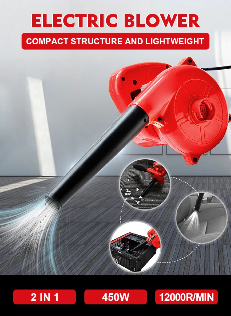 Leaf Blower, RYNEX, Portable, 450W - detail 2