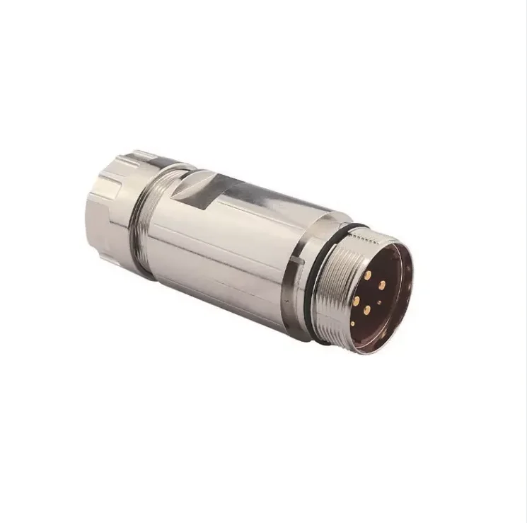M40 Power Supply Connector Male 6 Pole 8 Pole For Industrial Power