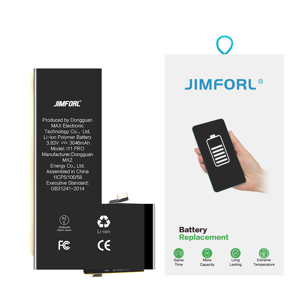 Новейший продукт, Высококачественная совместимая сменная батарея для iphone 11 pro, 3046 мАч, цена производителя, абсолютно новая