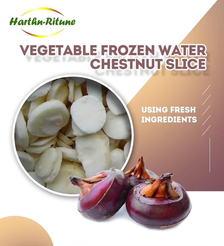 Wholesale IQF Frozen Water Chestnut Whole Peeled Water Chestnuts for Supermarkets