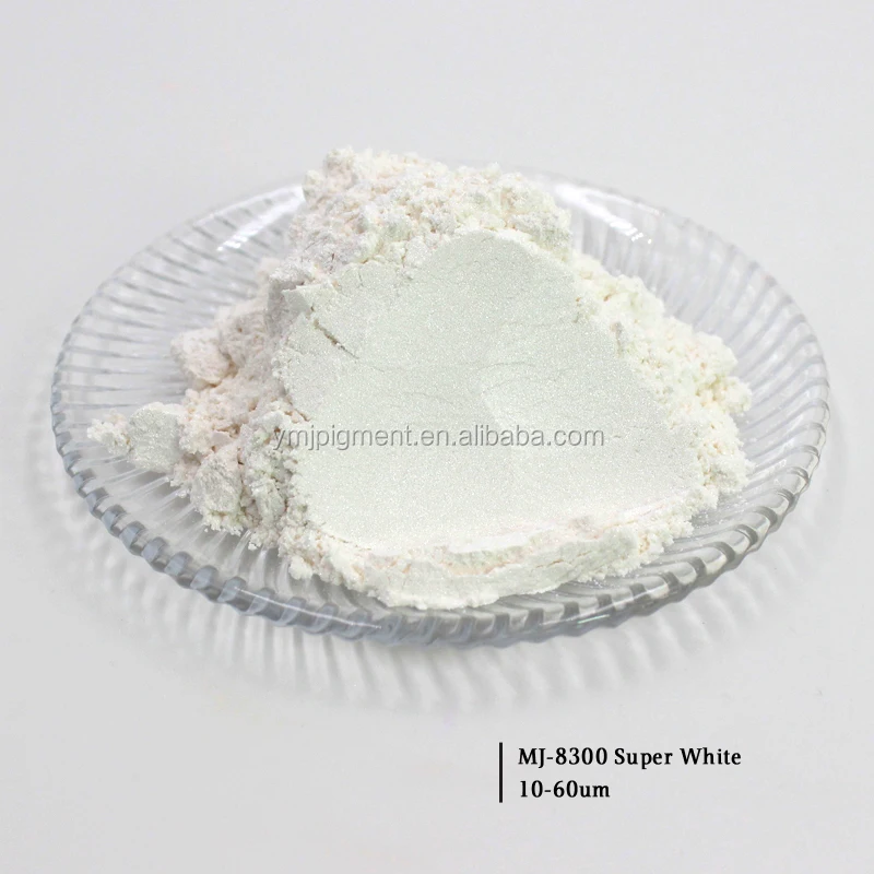 Супер белый жемчужный пигмент из синтетического кристалла для эпоксидной смолы художественные
