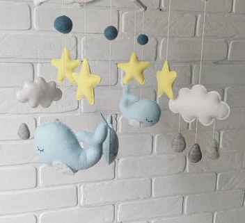 Симпатичная подвесная детская Войлочная игрушка для кровати