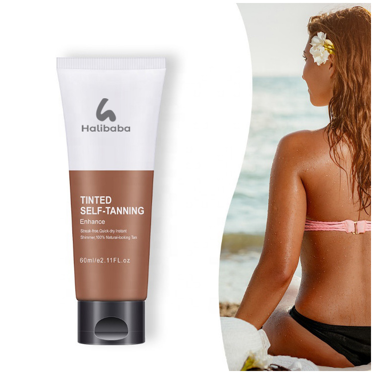 OEM горячая Распродажа частная торговая марка Sun Tan лосьон для тела в наличии веганский органический питательный увлажняющий крем для загара