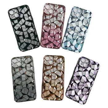 Special design Tpu Mobile Phone case for iphone 12 13 14 15 Pro Max Electroplated Transparent mobile phone cover