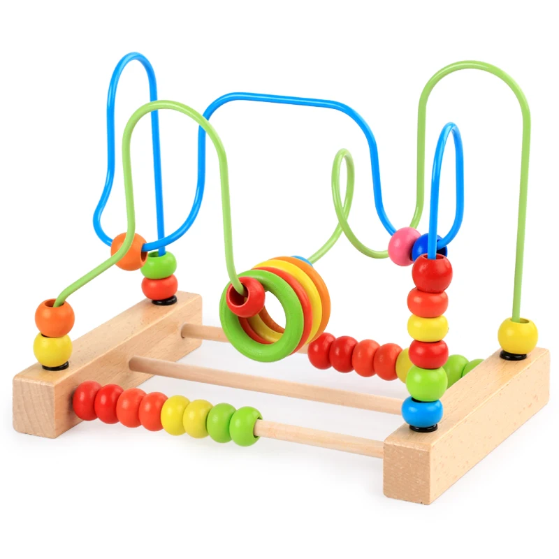 Educational Bead Maze Early Counting Learning Calculation Beads Around