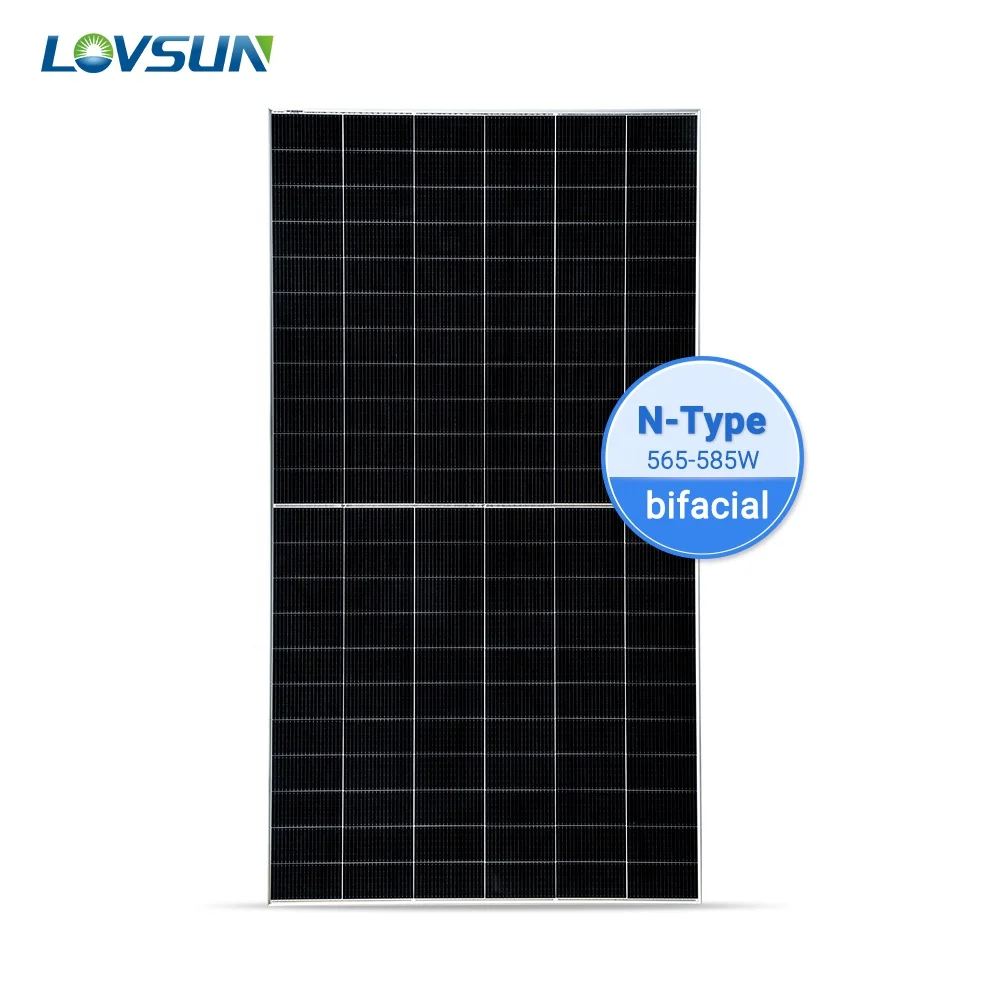 High Efficiency solar panel 560w 565w 570w 575w 580w 144 Half Cell Layout pv module N Type Monocrystalline Silicon with TUV CE