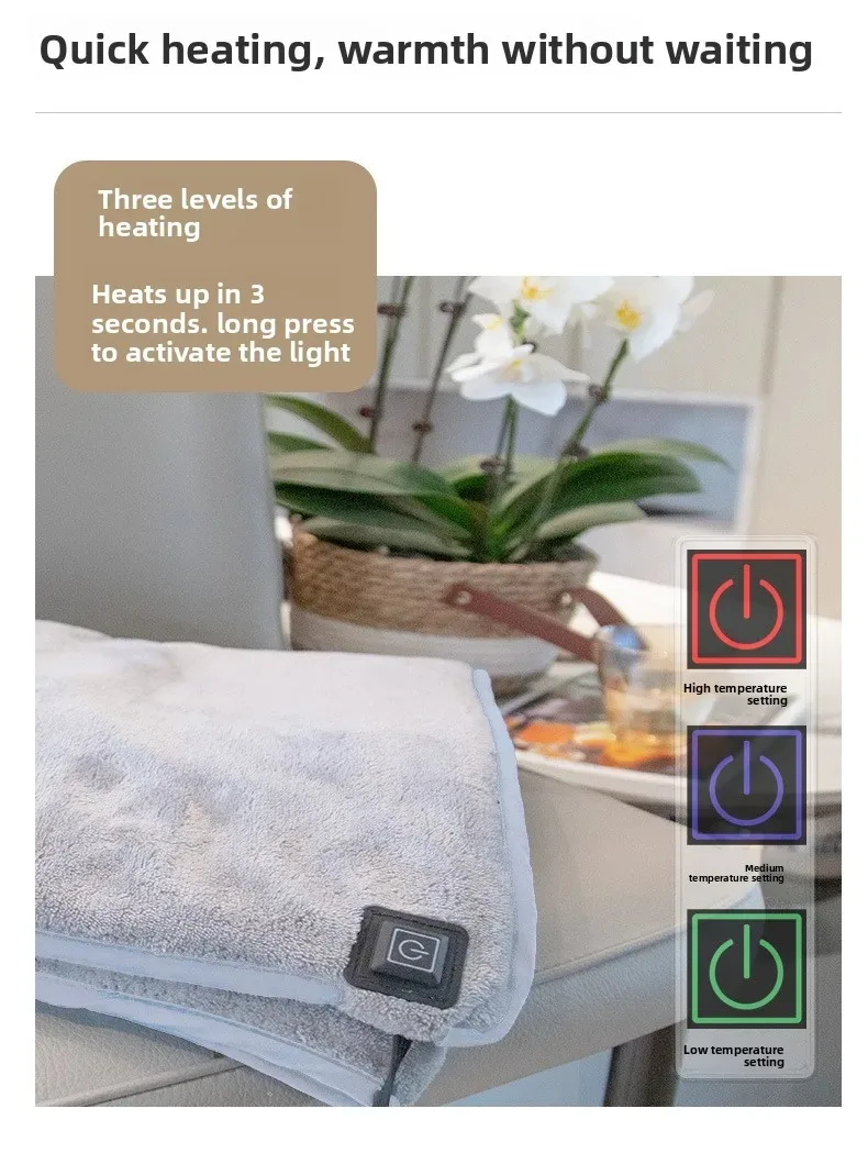 Usb Electric Heating Blanket, Cold Weather - detail 8