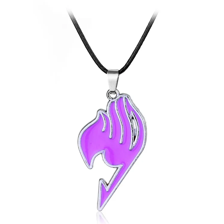 Cartoon Anime Fairy Tail Pendant Necklace Fashion 6 Colors Union Logo Alloy Pendant Leather Rope Jewelry Gift Buy Cartoon Anime Fairy Tail Pendant Necklace 6 Colors Union Logo Alloy Pendant Leather Rope Jewelry