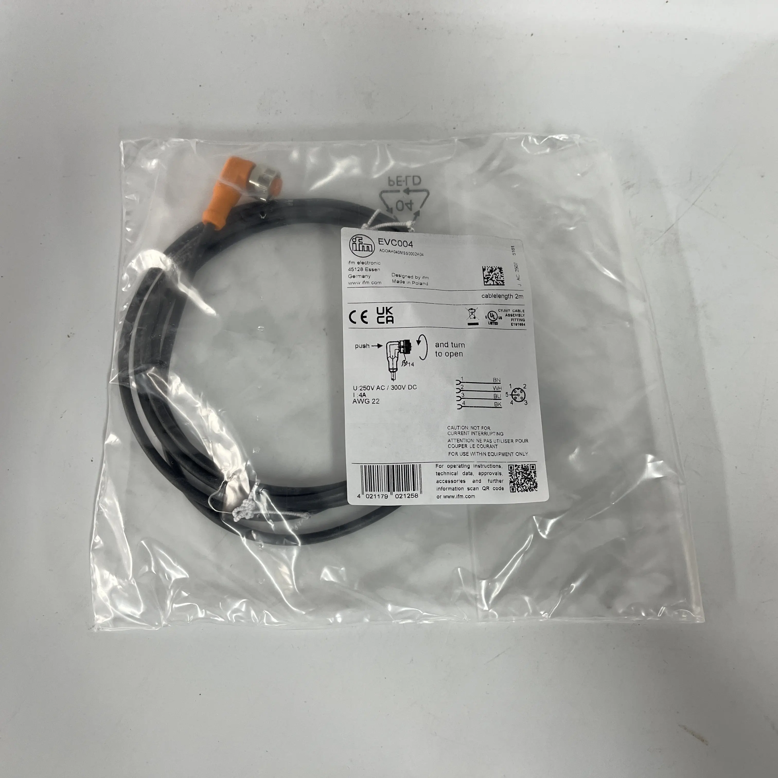 ifm Connecting Cable EVC004 ifm Connecting Cable EVC004