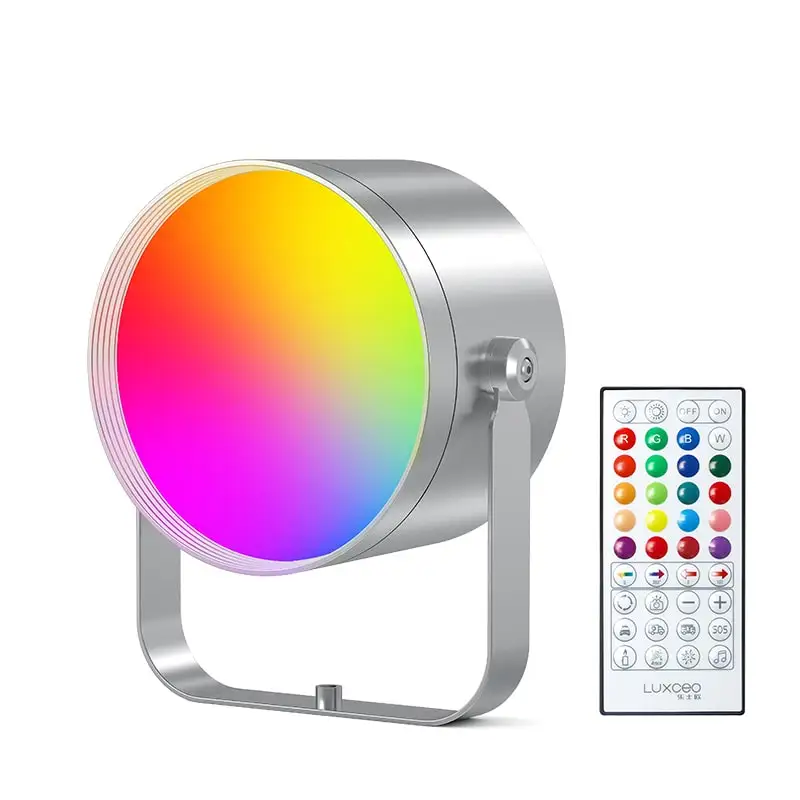 LUXCEO Mood 2 RGB USB LED Music Video Light Atmosphere Lamp for Living Room Party Supply Photo Booth Sound Control Remote