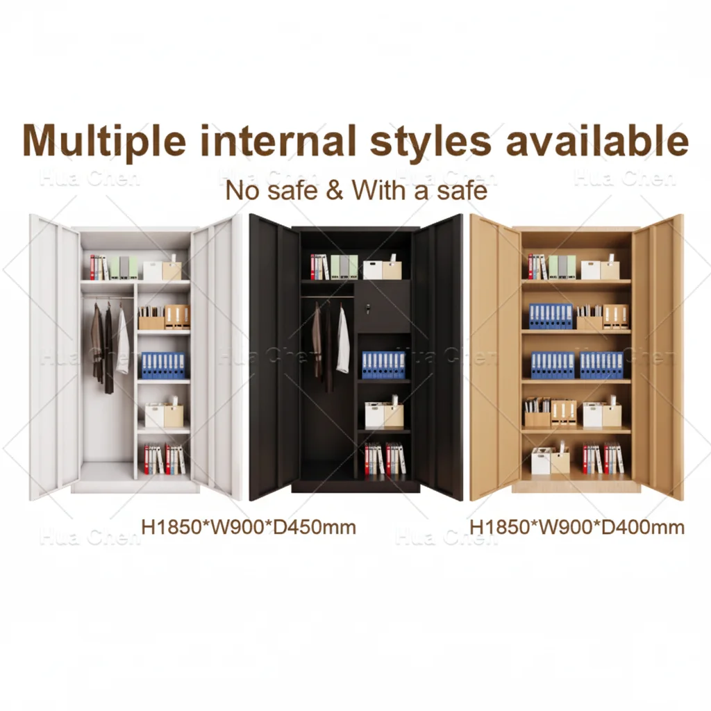 Easy Assemble Steel Industrial Storage Cabinets-Eco-Friendly Large Capacity Modern Design Bedroom Furniture Workshop Living Room