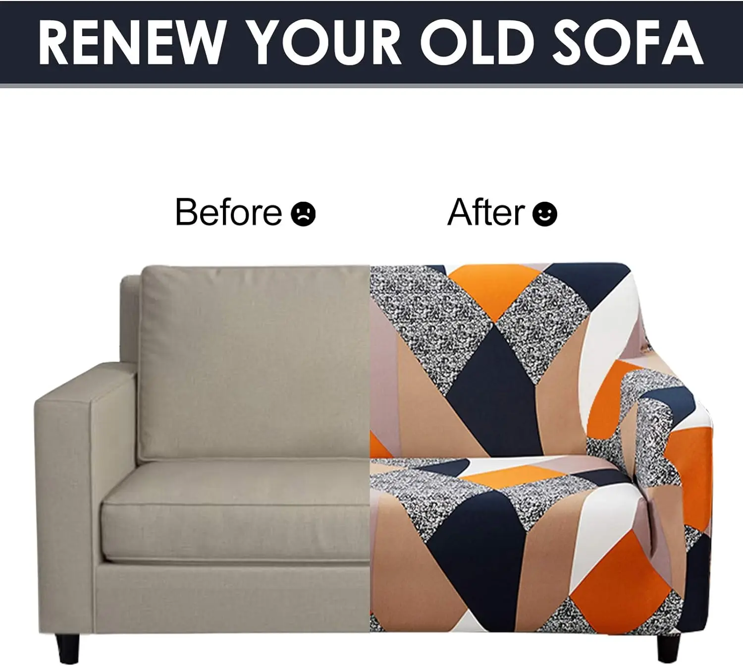 Embossed Wholesale Custom Ektorp Sectional Sofa Slipcovers Sure Fit 1 2