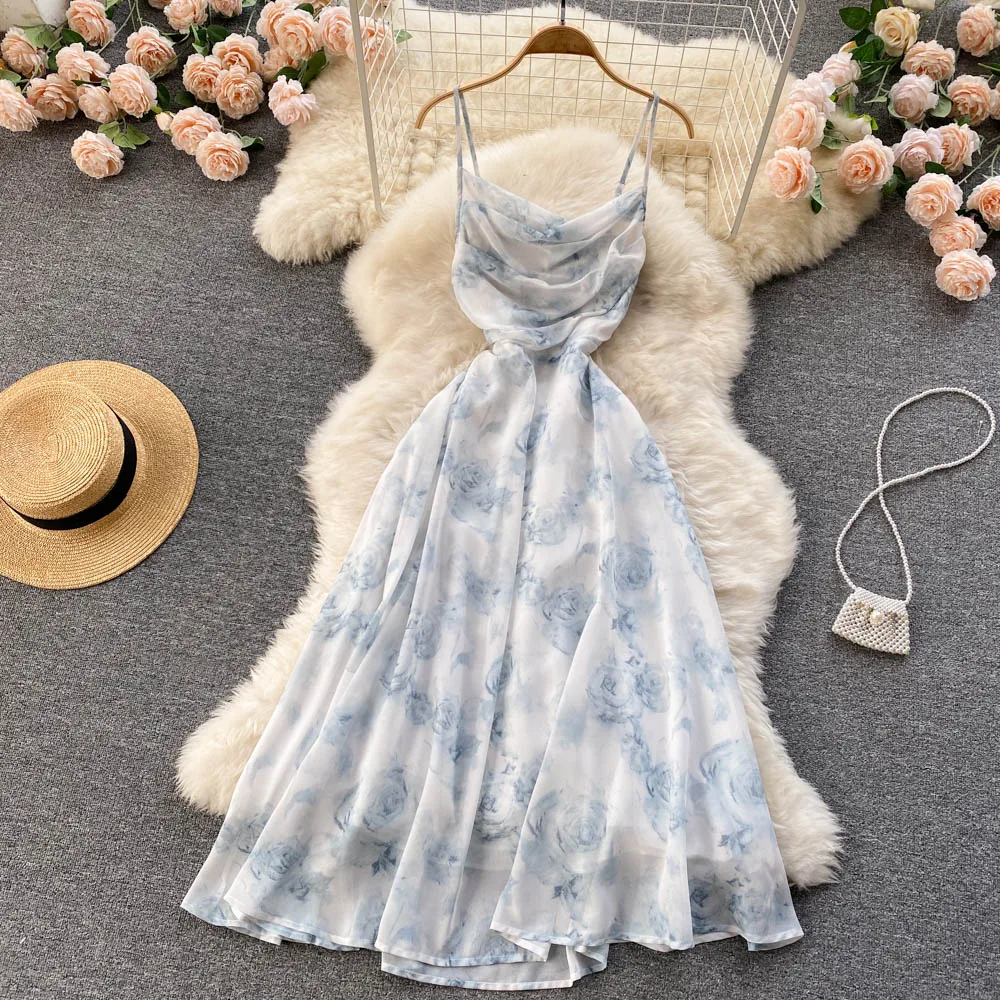 white christmas dresses Chiffon Cape Bandage Dress – Lucindas on-line