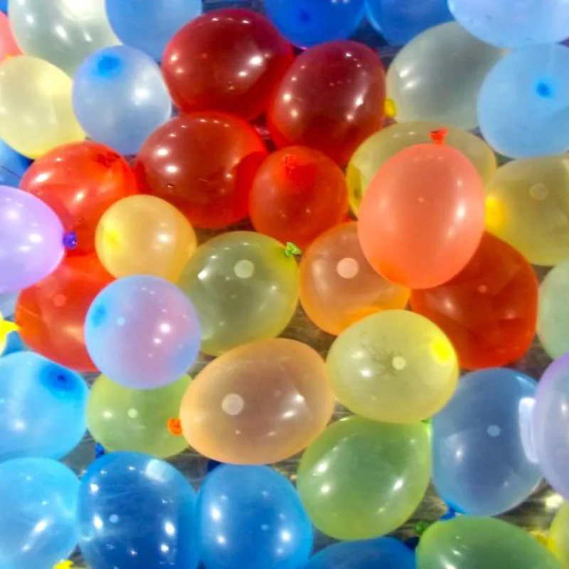 Syh62 Summer Water Balloon Set Quick Refill Kits Eco-friendly Latex Water Bomb Water Balloon Gun Pump