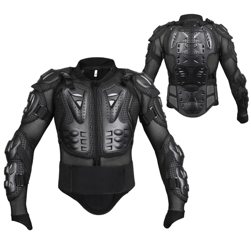 Full Body Riding Spine Chest Protection EVA Pad Protective PE Shell Motorcycle Biker Jacket Biker armor Vest