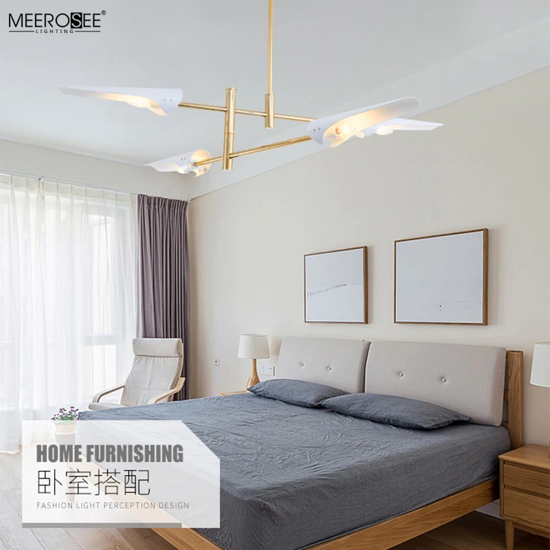 Meerosee Iron modern Chandelier home decorative Lighting Fixture Various Sizes pendant chandeliers light MD86773