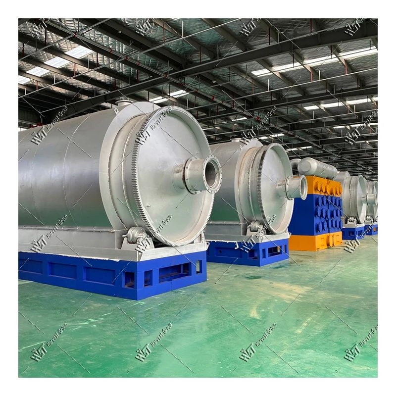 Fully Continuous Waste Tyre Pyrolysis Plant Rubber Pyrolysis Machine Tire Rubber Recycling Pyrolysis Machine