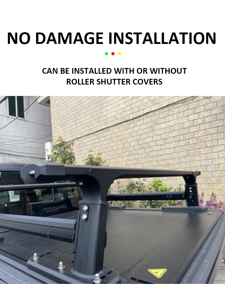 Universal Adjustable Carrier Cage Truck Bed Ladder Rack Roll Bars