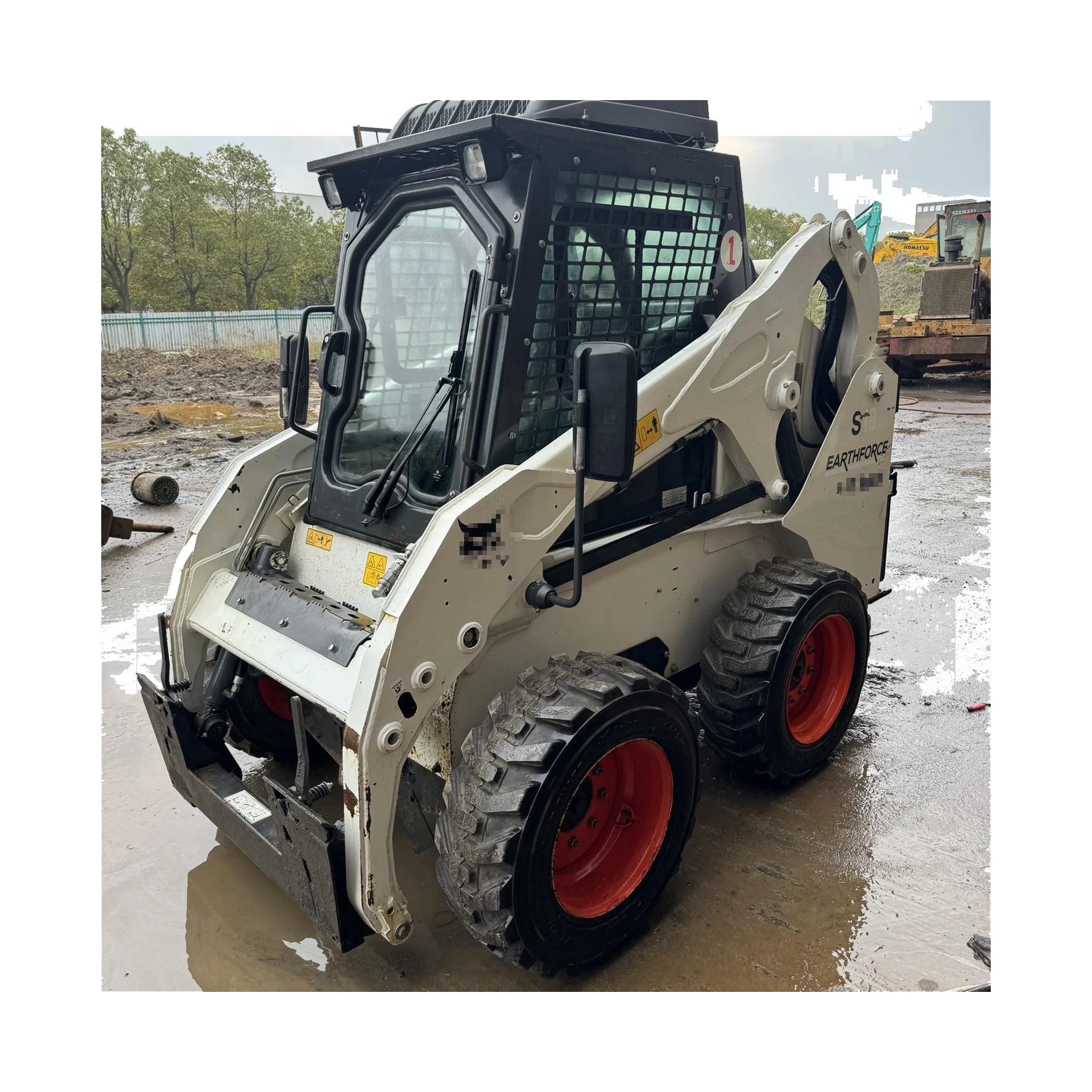 Powerful and Flexible Used 2-Ton S18 Skid Steer Loader EPA Engine Construction Equipment Tractor and Track Loader Combination