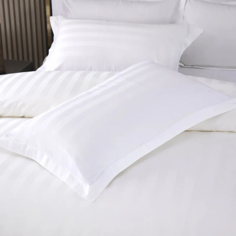 Luxury Hotel White Wholesale 100 Cotton 300tc Bedsheet/bedding Sheet Set 4 Piece King Size