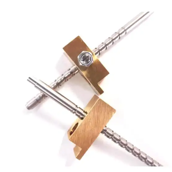 Low Noise Steel 20*20 25*25 40*40 Reciprocating Screw with Block Nut Reciprocating Leadscrew