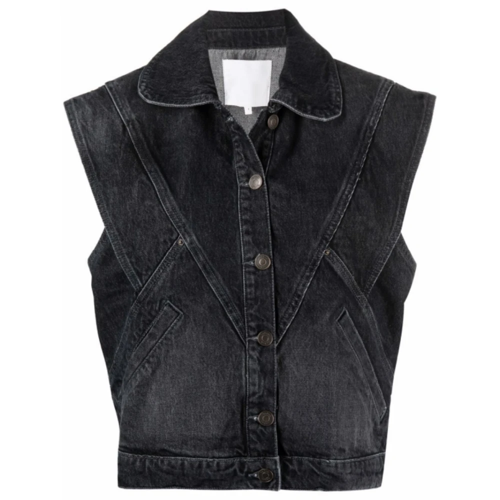 Vestă din denim pentru femei la modă/Vestă spălată/Vestă casual elegantă/Vestă subțire/Pantaloni pentru femei/Vestă/Vestă elegantă