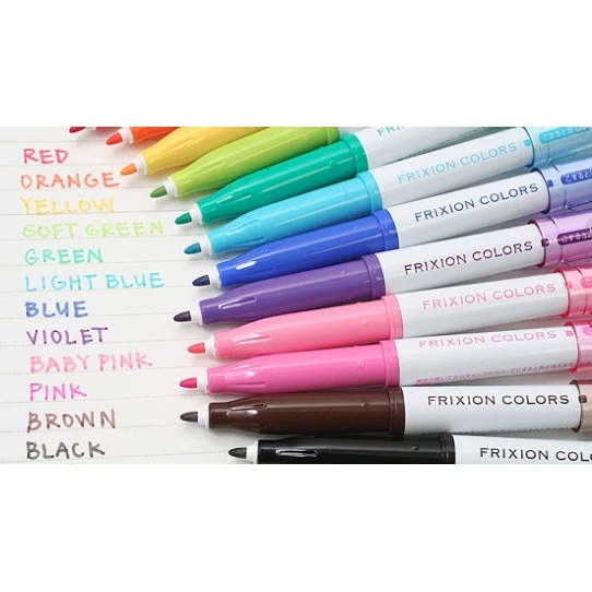 Pilot FriXion Colors Erasable Marker, Emerald Green (SFC-10M-EG)