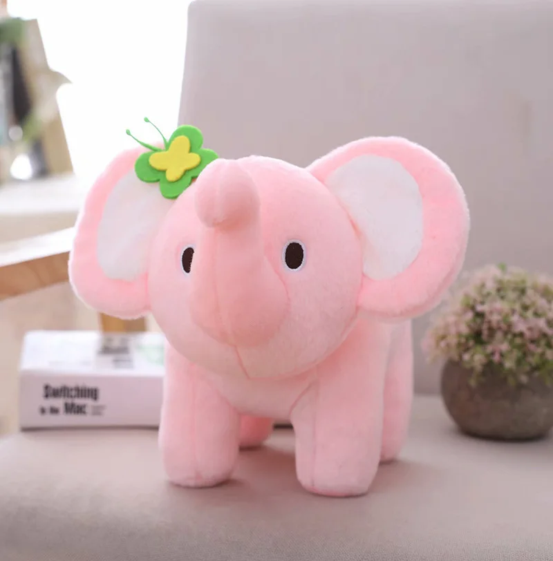 CustomPlushMaker: Cartoon Elephant Decoration Plush, Comfort Pillow, Children's Gift, Wholesale Claw Machine Dolls：Cartoon Elephant