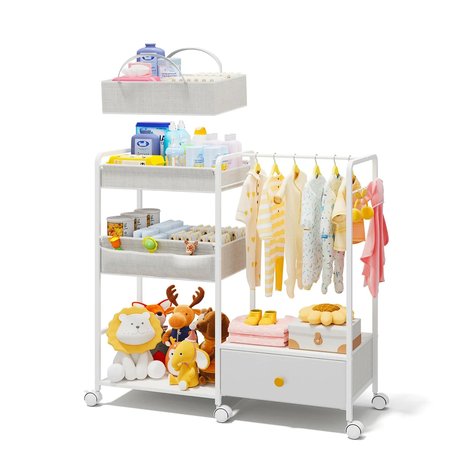 Rope Diaper Caddy in Sage – Comfy Cubs