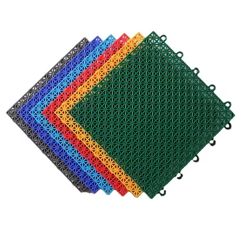 Modern Outdoor Sports Flooring for Kindergarten PP Material Assembly with Buckle for Basketball Badminton Roller Skating Courts