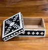 Natural Bone White/ Black Resin / Custom Color Options