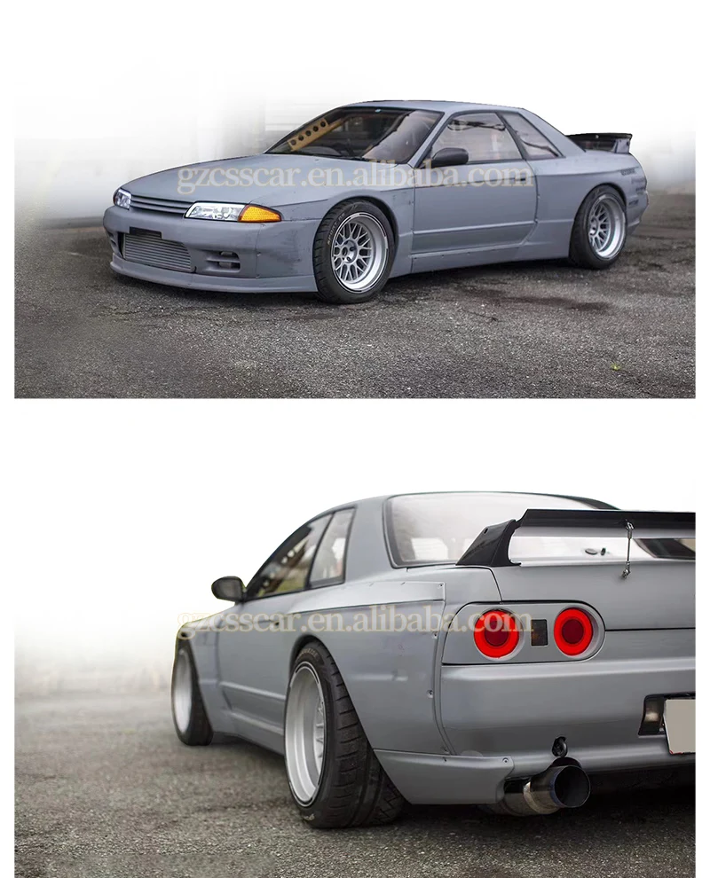 Glass Fiber Wide Body Kit For Nissan Gtr R32 Upgrade To Rocket Bunny ...