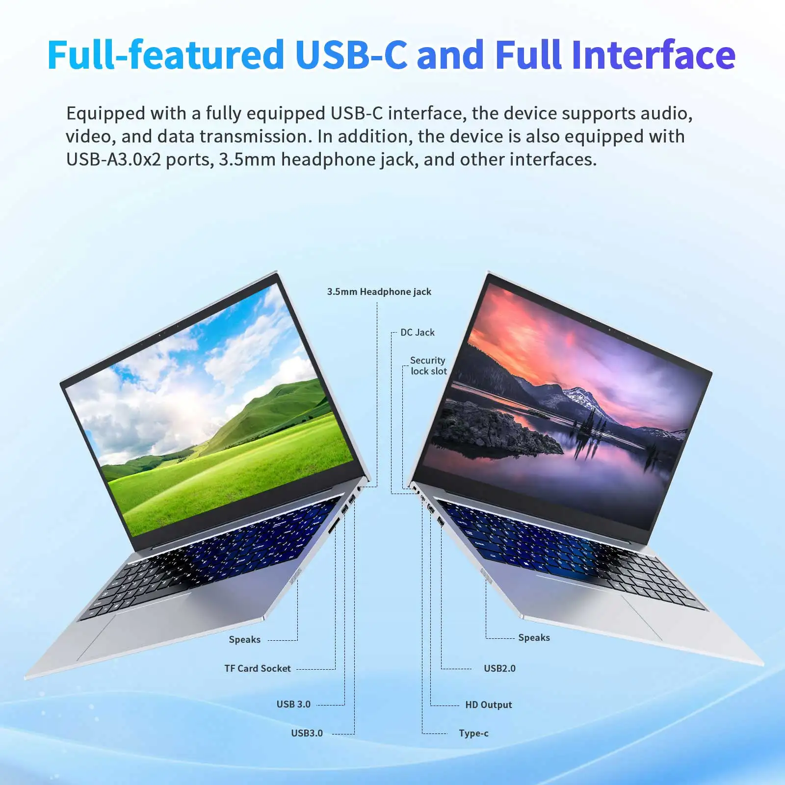 High Quality Quad Core I3 12GB Ram 512GB 1TB SSD 15.6 Inch Laptop Computer for Gaming Business Laptop